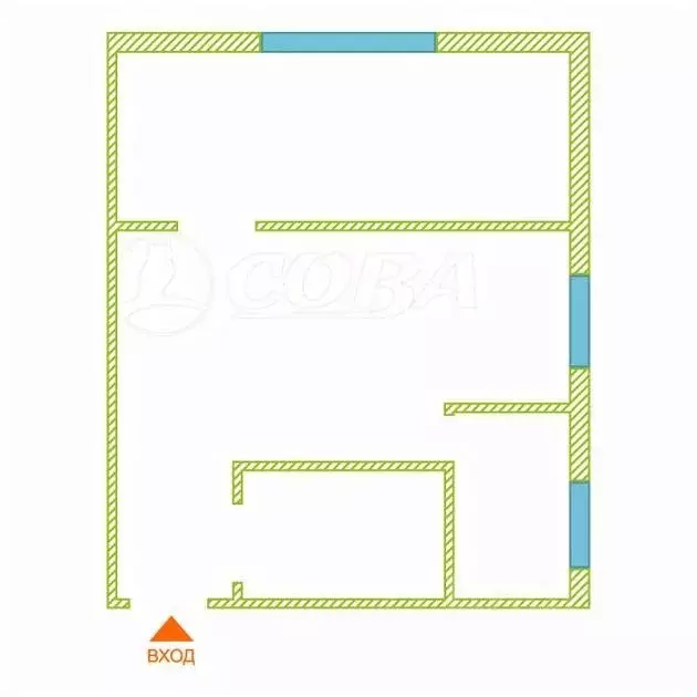 2-к кв. Дагестан, Дербент ул. Вавилова, 7 (41.0 м) - Фото 2