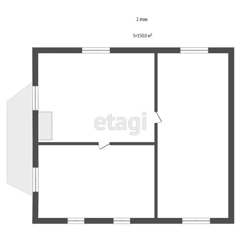 Дом в село Падун, Заводская улица (150 м) - Фото 1