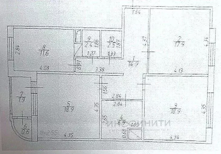 3-к кв. Московская область, Балашиха Кучино мкр, ул. Соловьева, 4 ... - Фото 2