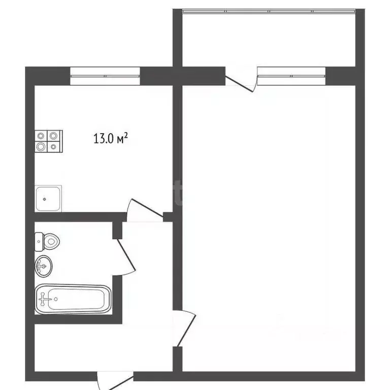 1-к кв. Ярославская область, Ярославль Северный жилрайон, ул. Елены ... - Фото 2