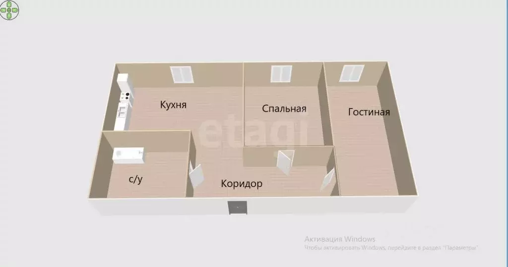 2-к кв. Сахалинская область, Южно-Сахалинск ул. Чехова, 172 (48.0 м) - Фото 0