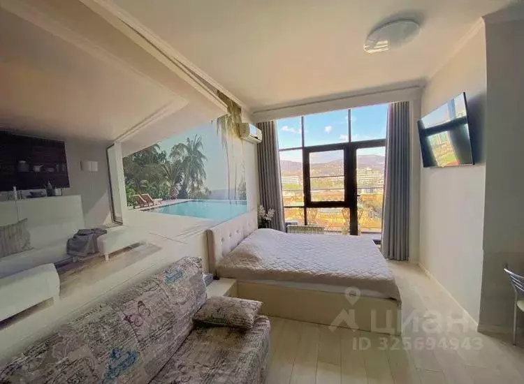 1-к кв. Краснодарский край, Сочи ул. Просвещения, 148Г (31.0 м) - Фото 2