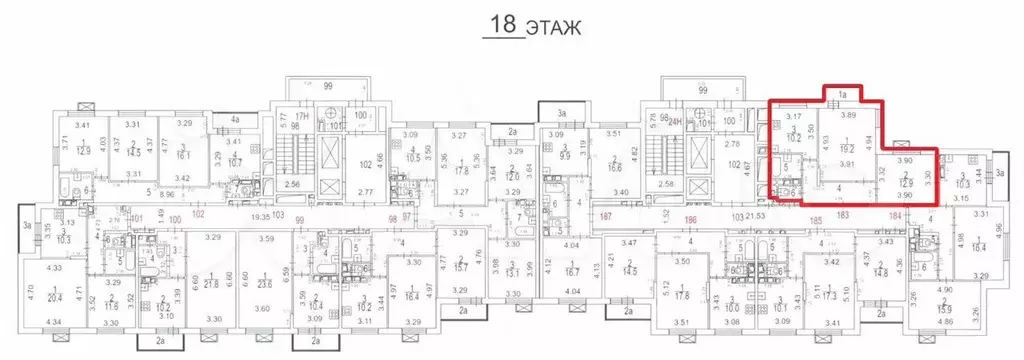 Аукцион: 2-к. квартира, 55,9 м, 16/18 эт. - Фото 1