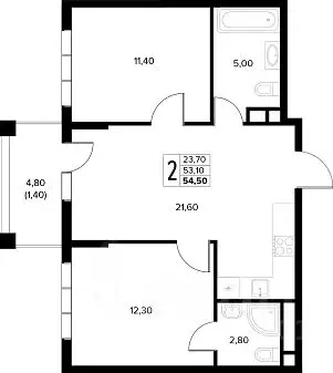 2-к кв. Краснодарский край, Анапа муниципальный округ, с. Сукко ... - Фото 1