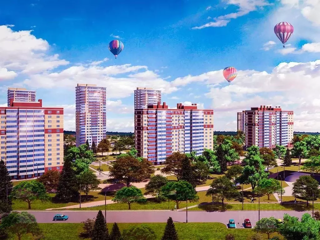 2-к кв. Тульская область, Тула ул. Академика Насоновой, 1А (43.7 м) - Фото 1
