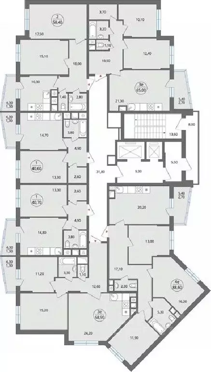 2-к кв. Липецкая область, Липецк ул. Ф.С. Игнатьева, 33к2 (61.1 м) - Фото 2