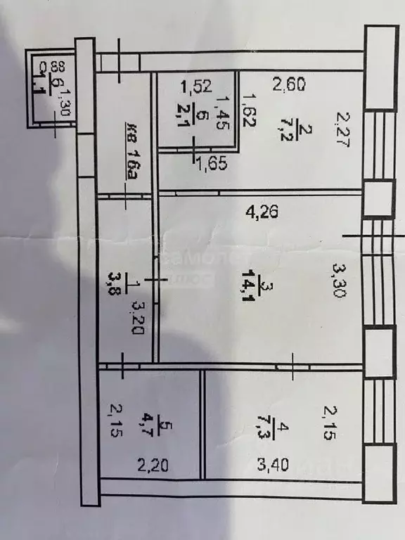 2-к кв. Оренбургская область, Оренбург Луговая ул., 84к2 (40.3 м) - Фото 2