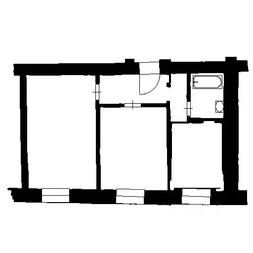 2-к кв. москва 2-я рыбинская ул, 12 (55.0 м) - Фото 1