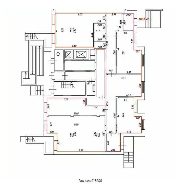 Торговая площадь в Москва, Москва, Щербинка Южный кв-л, 9 (275 м) - Фото 1