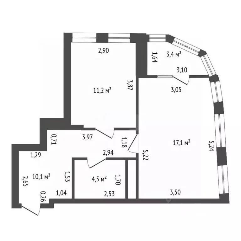 1-к кв. Башкортостан, Уфа Коммунистическая ул., 11/1 (35.7 м) - Фото 2