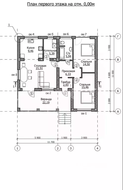 Дом в Краснодарский край, Горячий Ключ Березовая ул. (82 м) - Фото 2