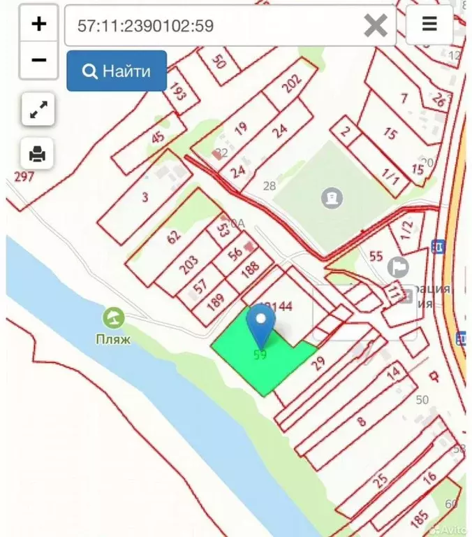 Участок в Орловская область, Мценский район, д. Подберезово  (63.0 ... - Фото 2