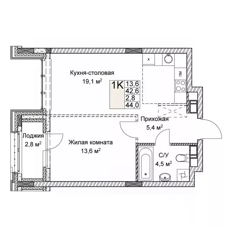 Свободной планировки кв. Нижегородская область, Нижний Новгород ... - Фото 0