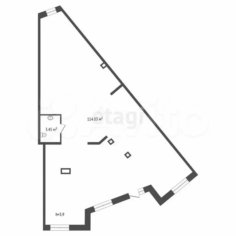 Продам помещение свободного назначения, 118.28 м - Фото 0