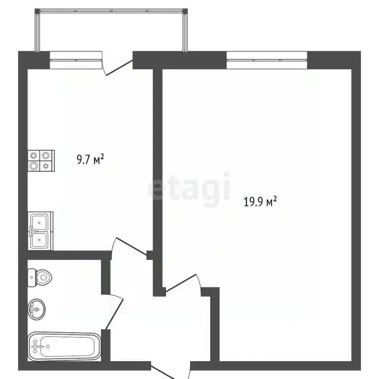 1-к кв. Москва Щелковское ш., 21к1 (34.9 м) - Фото 0