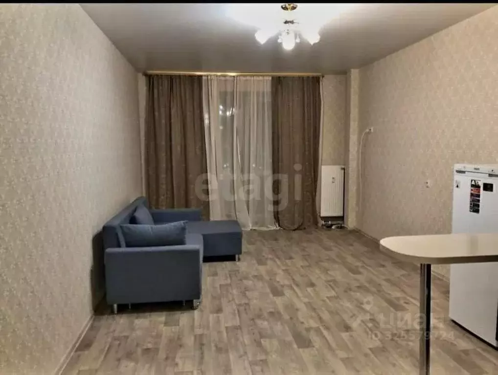 Студия Тюменская область, Тюмень Полевая ул., 109к1 (35.0 м) - Фото 1