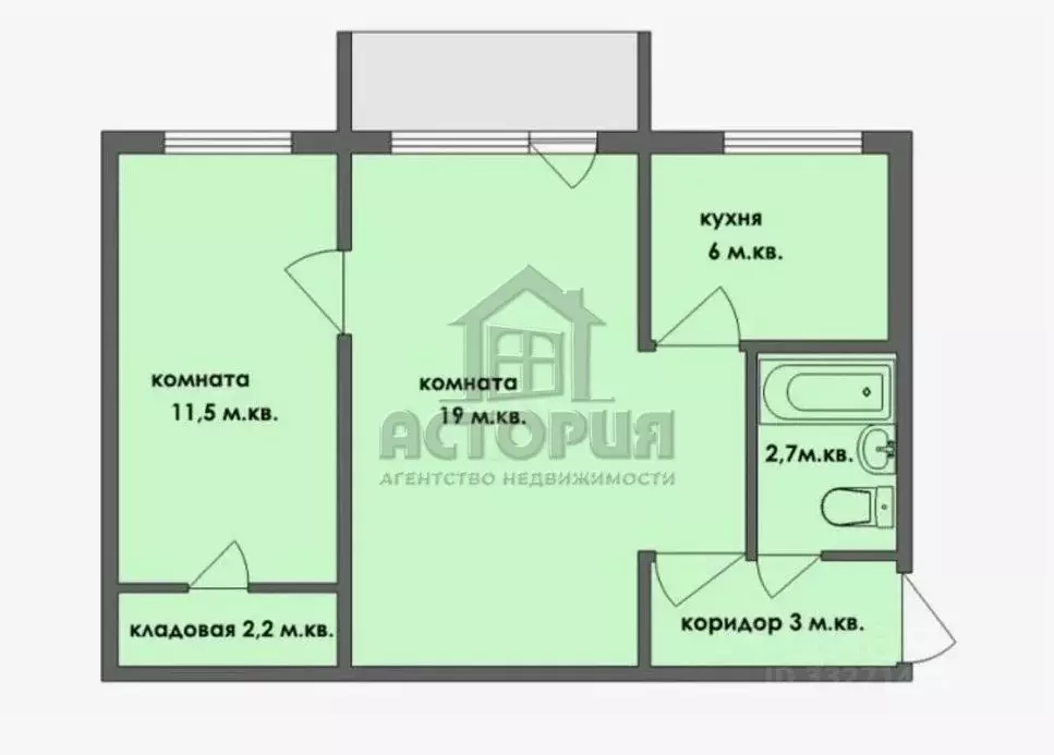 2-к кв. Красноярский край, Красноярск Зеленая Роща мкр, ул. ... - Фото 2