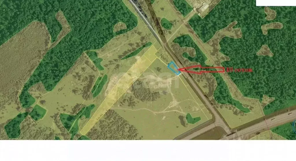 Участок в Новосибирская область, Мошковский район, с. Сокур  (10.0 ... - Фото 1