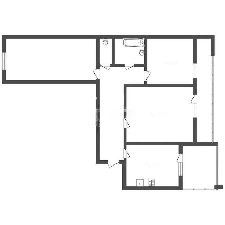 3-комнатная квартира: Воронеж, улица Генерала Лизюкова, 78 (90 м) - Фото 1