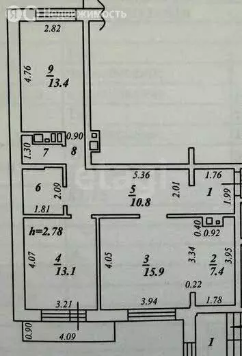 3-комнатная квартира: Иркутск, улица Лермонтова, 81/15 (70.8 м) - Фото 1