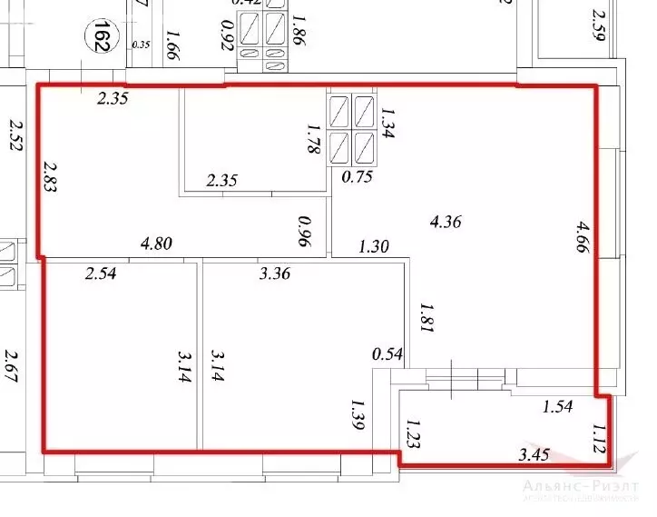 2-комнатная квартира: Самара, Революционная улица, 101Вк2 (48 м) - Фото 0