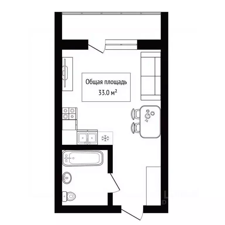 Студия Алтай, Горно-Алтайск ул. Осипенко (29.6 м) - Фото 2