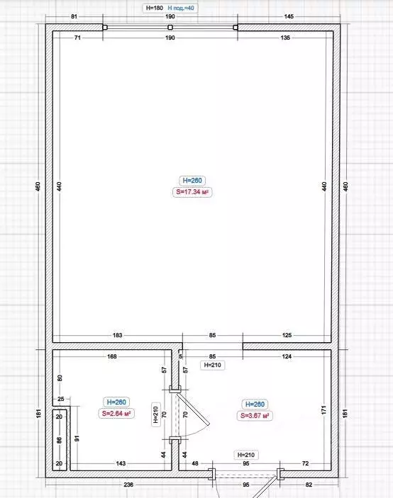 Квартира, студия, 23.3 м - Фото 1