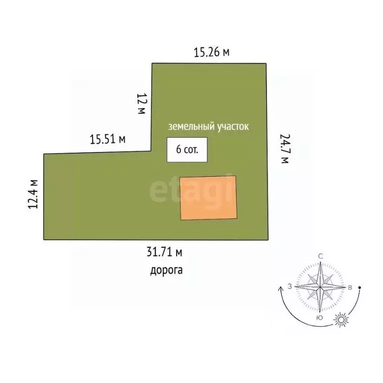 Дом в Крым, Симферопольский район, Трудовское с/пос, Живописное ... - Фото 2