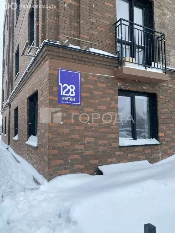 Квартира-студия: Новосибирск, улица Никитина, 128 (35 м) - Фото 1