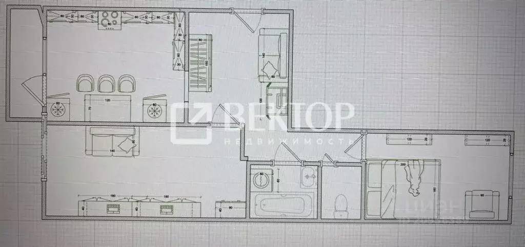 2-к кв. Костромская область, Костромской район, Апраксинское с/пос, ... - Фото 2