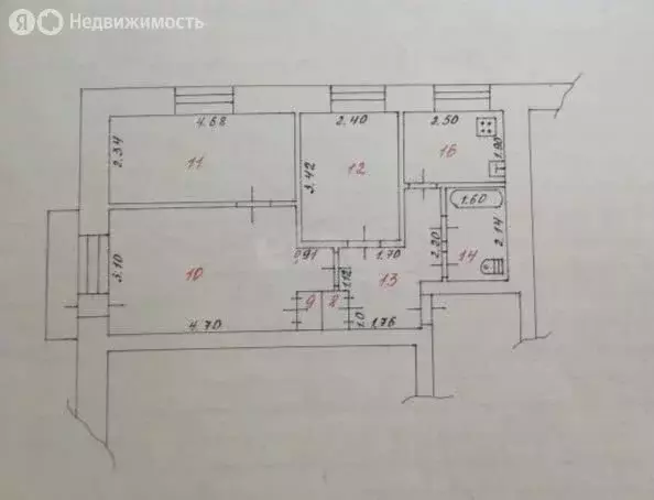3-комнатная квартира: Можга, микрорайон Наговицынский, 30 (50.41 м) - Фото 0