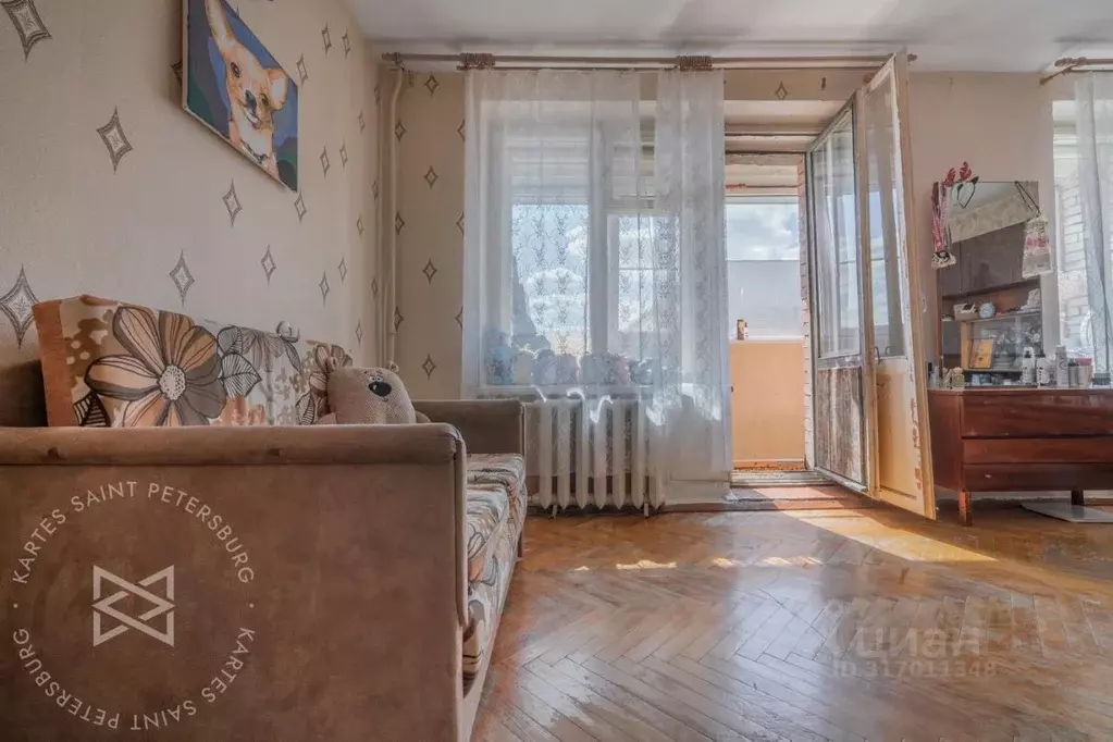 1-к кв. Санкт-Петербург, Санкт-Петербург, Колпино Павловская ул., 54к3 ... - Фото 0