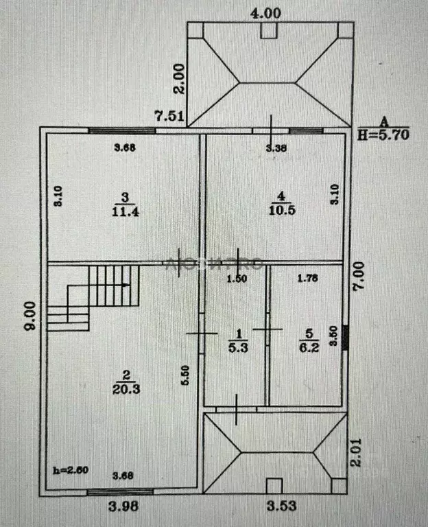 Дом в Башкортостан, Уфа Тимашево мкр, ул. Ташкентская, 62 (105 м) - Фото 2