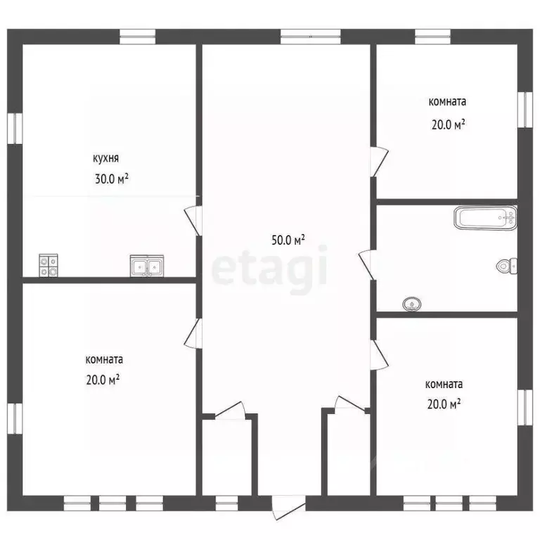 Дом в Тюменская область, Тюменский район, Серебряный бор ТСН ул. ... - Фото 1
