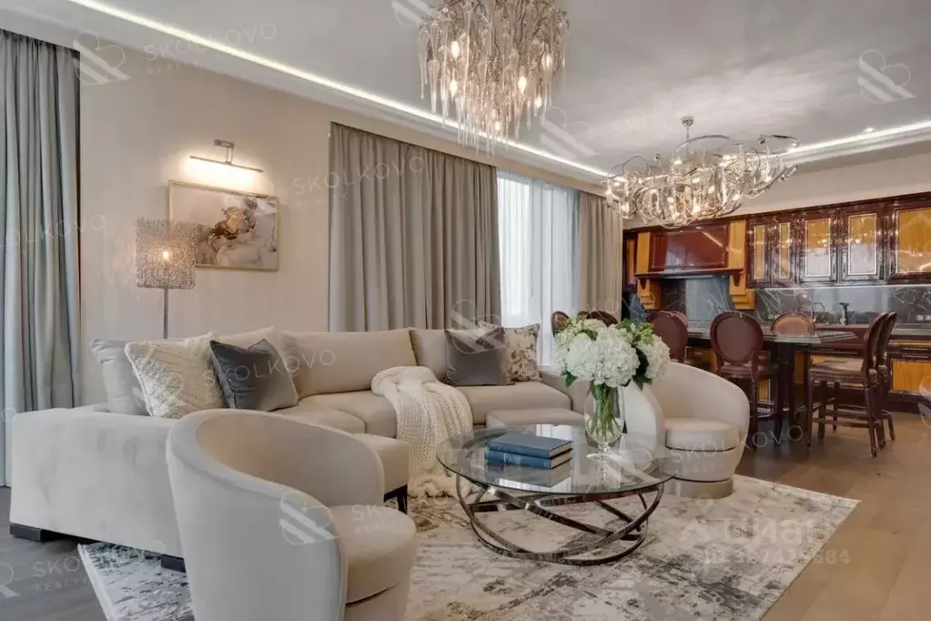 4-к кв. Москва Мосфильмовская ул., 8 (170.0 м) - Фото 2