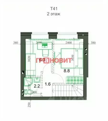 Таунхаус в Новосибирская область, Новосибирский район, Мичуринский ... - Фото 1
