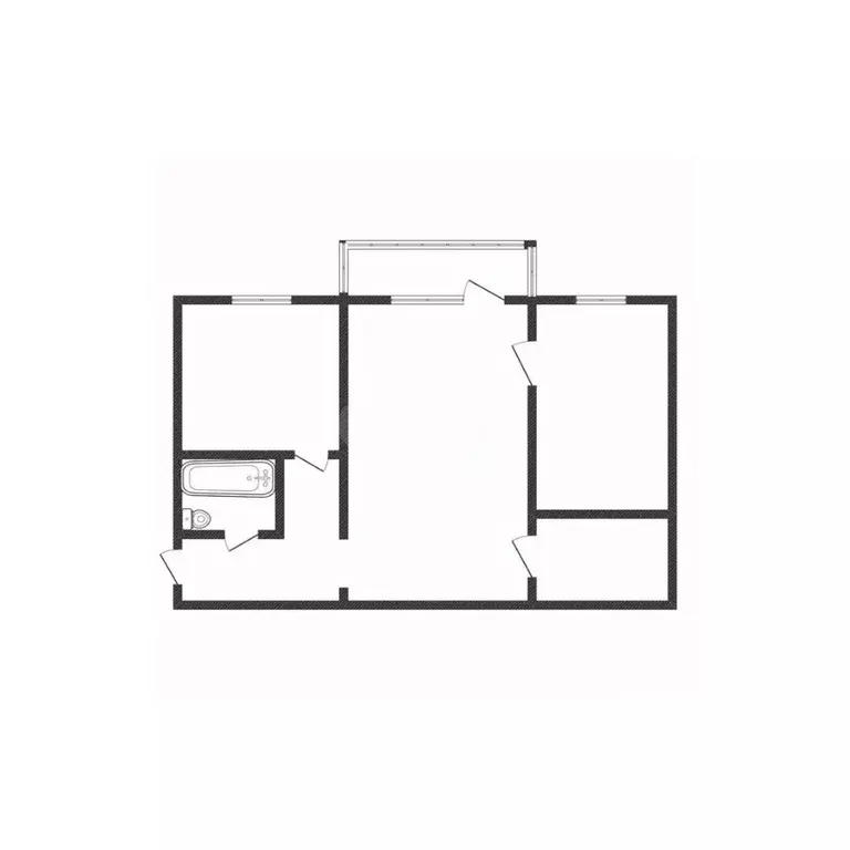 2-к кв. Белгородская область, Губкин просп. Горняков, 9 (41.9 м) - Фото 2