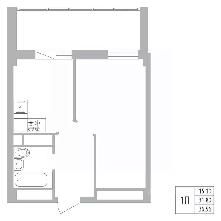 1-к кв. Татарстан, Набережные Челны ул. Раскольникова, 22 (36.56 м) - Фото 0