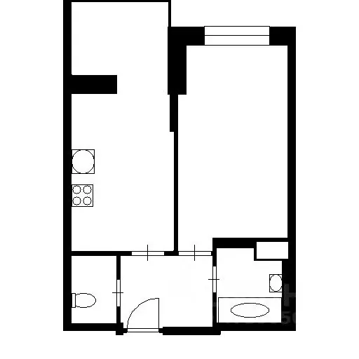 1-к кв. Самарская область, Самара Больничная ул., 31 (21.0 м) - Фото 2
