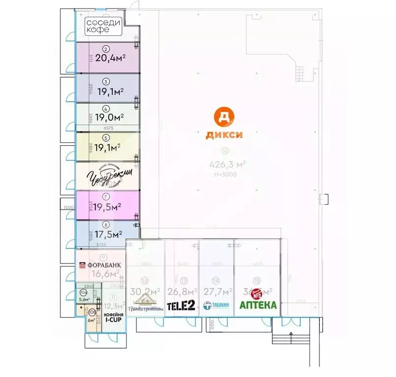 Торговая площадь в Москва Шипиловский проезд, 39К3 (20 м) - Фото 1