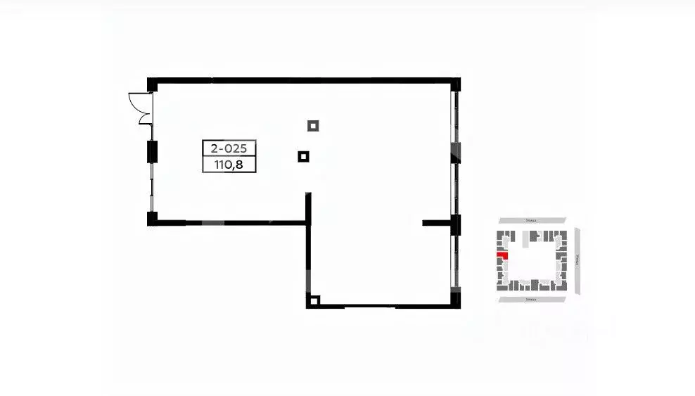 Помещение свободного назначения в Москва Родные кварталы жилой ... - Фото 2