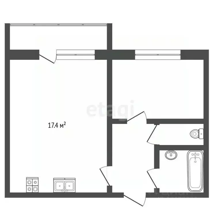 1-к кв. Ярославская область, Ярославль ул. Дядьковская, 8 (35.6 м) - Фото 1