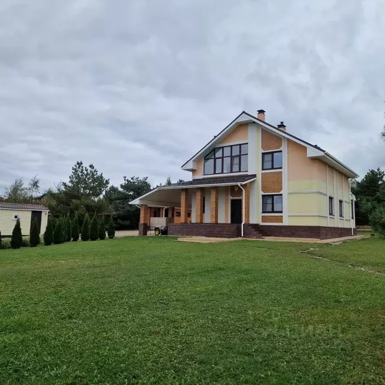 Коттедж в Калужская область, Боровский район, Совьяки с/пос, д. Лучны ... - Фото 1