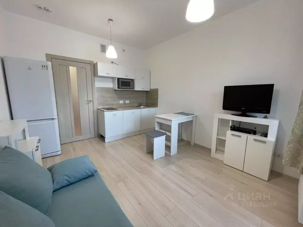 Студия Санкт-Петербург аллея Арцеуловская, 9 (21.2 м) - Фото 2