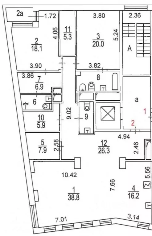 3-к кв. Москва Староконюшенный пер., 36С2 (164.0 м) - Фото 2