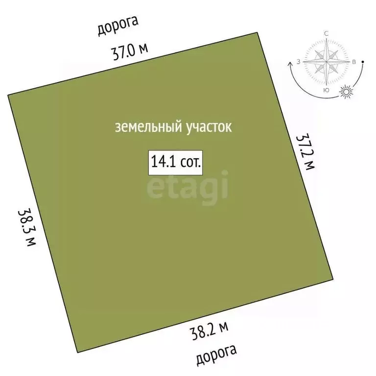 Участок в Свердловская область, Слободо-Туринский район, ... - Фото 1