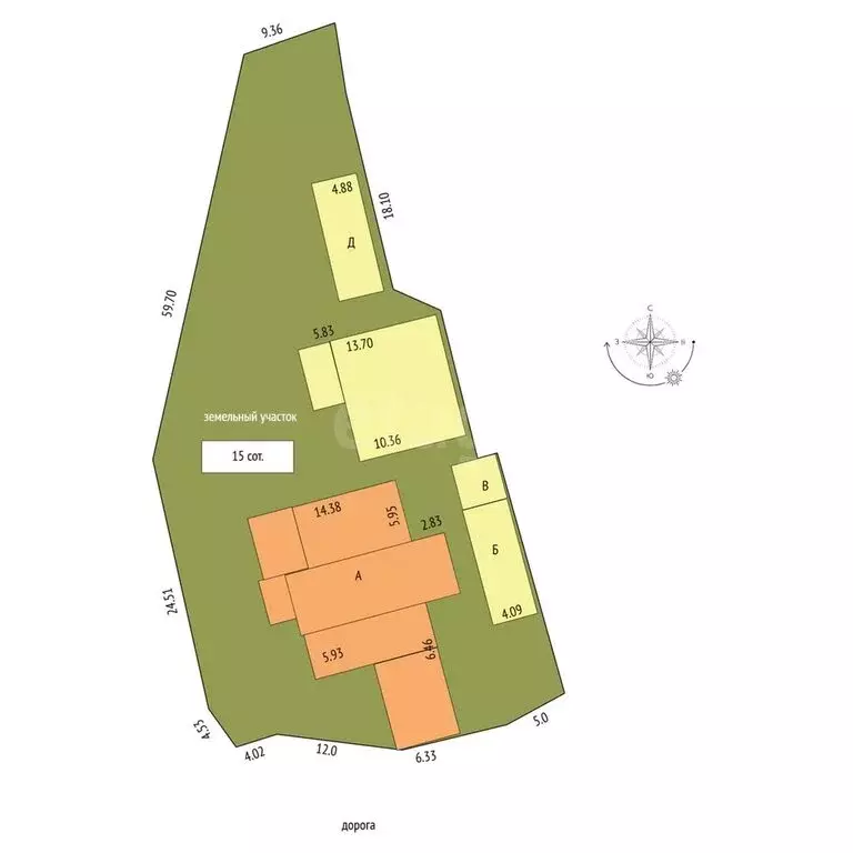 Дом в Курортное, Медовая улица, 8 (476.8 м) - Фото 2