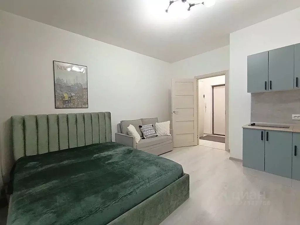 Студия Санкт-Петербург ул. Верхне-Каменская, 9к1 (25.0 м) - Фото 1