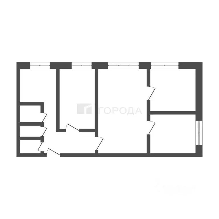 4-к кв. Кемеровская область, Новокузнецк ул. Веры Соломиной, 8 (60.5 ... - Фото 2