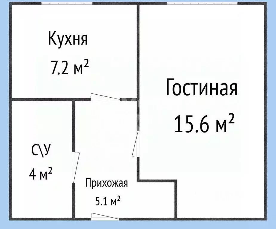 1-к кв. Дагестан, Махачкала ул. Мекегинская, 40 (32.0 м) - Фото 2